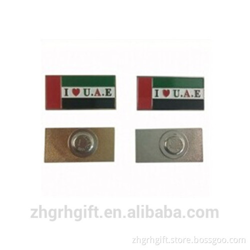 Customised UAE Pins, Metal UAE Flag Badge For 44th National Day